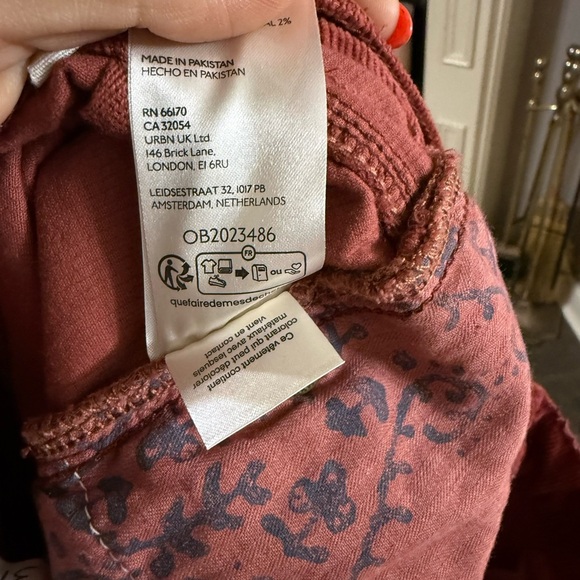 *NWT* We The Free Risk Taker High Rise Straight Leg Cord Jeans - Picture 9 of 9